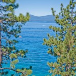 Lake Tahoe Beaches: Can Almost See Tahoe Nessy, 2012 Copyright Christine Hull, Windy Pinwheel