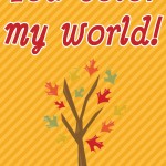 Halloween Printable: You Color My World, 2012 Copyright Christine Hull, Windy Pinwheel