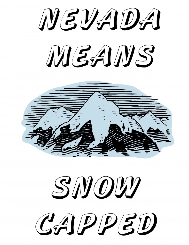 Nevada Day Coloring Book: Nevada Means Snow Capped Mountains, 2012 Copyright Christine Hull, Windy Pinwheel free printable nevada coloring book