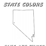 Nevada Day Coloring Book: State Colors are Blue and Silver, 2012 Copyright Christine Hull, Windy Pinwheel free printable nevada coloring book