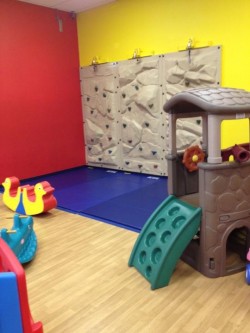 The Playroom: Climbing Wall and Toddler Play Structure, Source: Foursquare, http://4sq.com/11qQmGm the playroom
