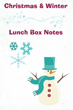 Christmas and Winter Printables, 2012 Copyright Christine Hull, Windy Pinwheel winter themed lunch box love note printables