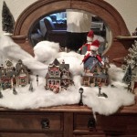 Elf on the Shelf: Christmas Village, 2012 Copyright Christine Hull, Windy Pinwheel