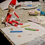 Elf on the Shelf: Coloring Letters, 2012 Copyright Will Hull, Windy Pinwheel