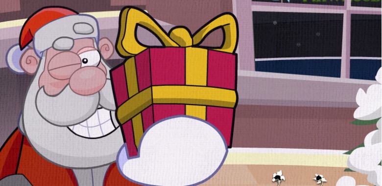 Santa Animation: Wink Santa, Source: http://bit.ly/UpngWu twas the night before christmas
