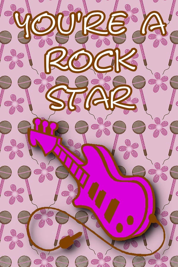 14 Days of Love Notes: You're a rock star, 2013 Copyright Christine Hull, Windy Pinwheel love notes for kids