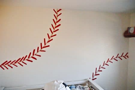 Design Idea: Adding a baseball wall to a boy’s room