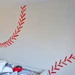 Boy's Room Baseball Wall: From the right, 2013 Copyright Will Hull, Windy Pinwheel