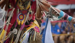 A Native American dancer with a colorful leather outfit, Source: Photodune.net
