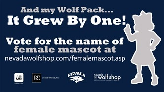 University of Nevada, Reno Female Mascot: It Grew by One, Source: KRNV & MyNews4.com