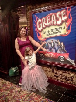 Grease: Mom and Daughter, 2013 Copyright Christine Hull, Windy Pinwheel grease
