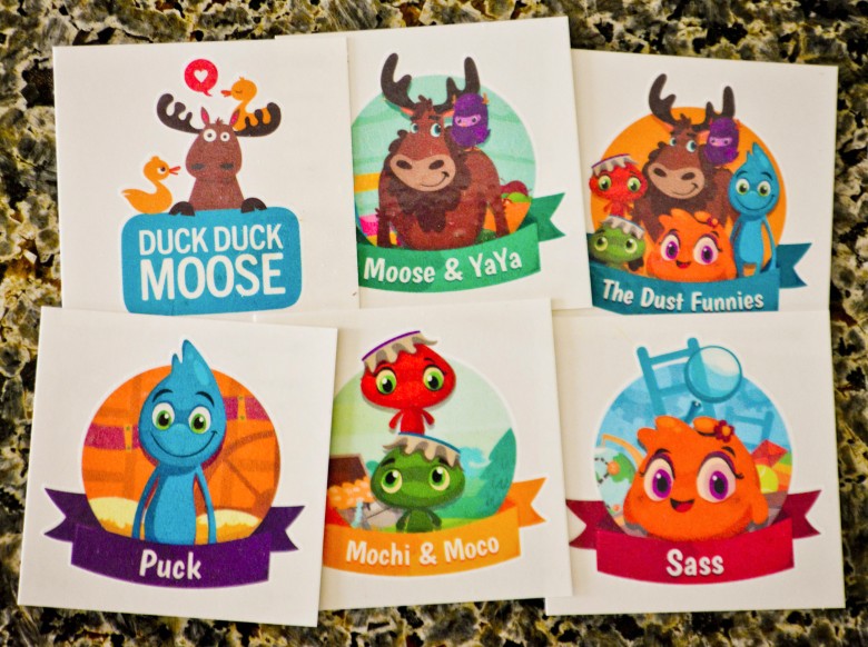Duck Duck Moose: Moose Math - Temporary Tattoos moose math