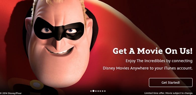 Disney Movies Anywhere: The Incredibles, Source: Disney Movies Anywhere disney movies anywhere