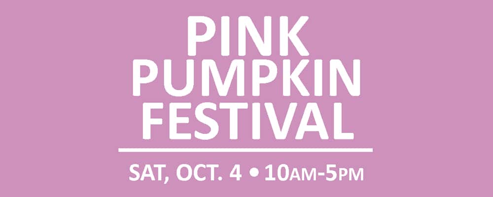 Pink Pumpkin Festival 2014 Header, Source: The Summit