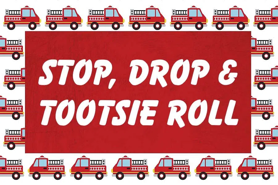 stop drop and roll clipart