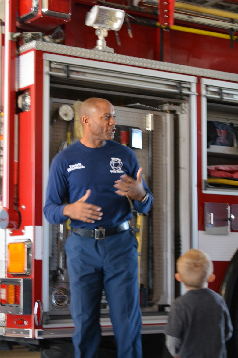 Firefighter Birthday: Reno, Nevada Firefighter, 2014 Copyright Will Hull, Windy Pinwheel