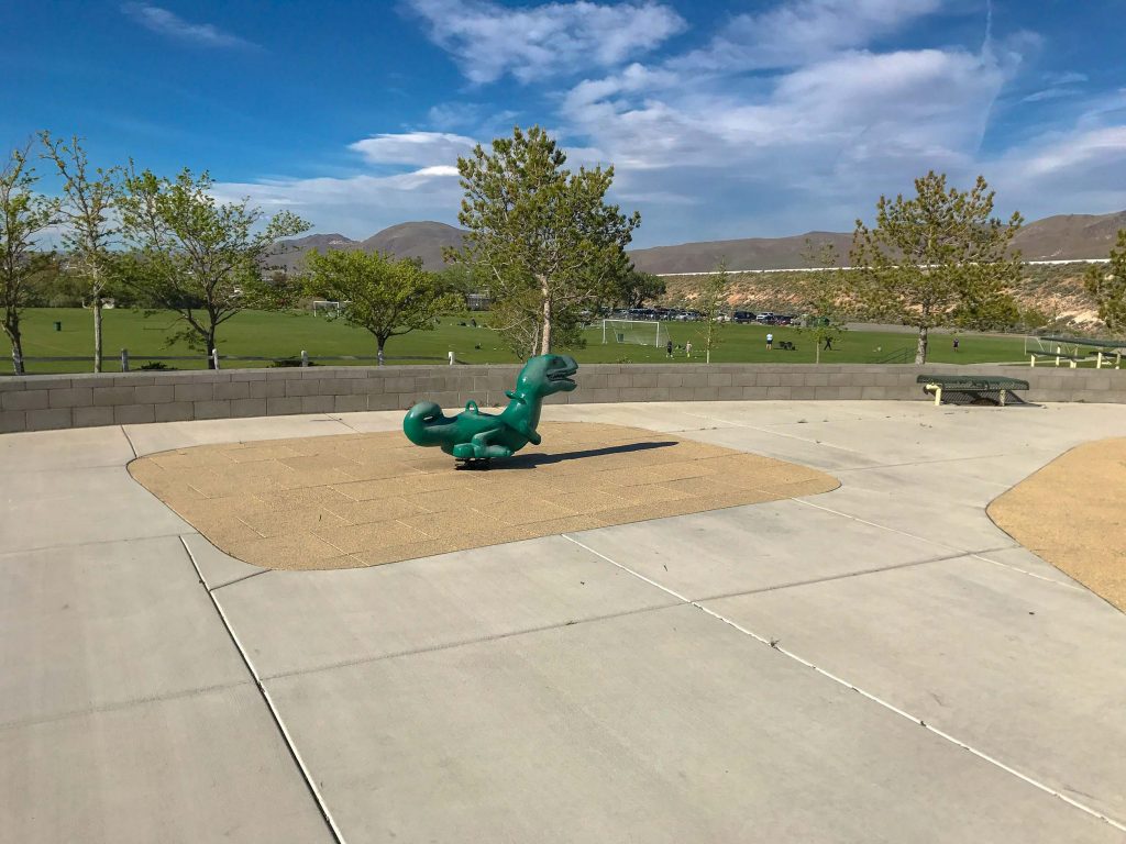 Dinosaur rocker at South Valleys Regional Sports Complex, Reno, south valleys regional sports complex reno nevada