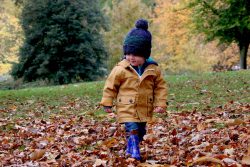 Kid walking in fall leaves, Source: Michael Podger on Unsplash vaccines protect children against disease