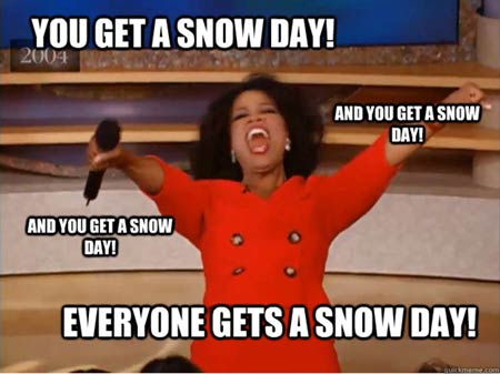 Snow Day Meme, Source: QuickMeme.com work from home dad