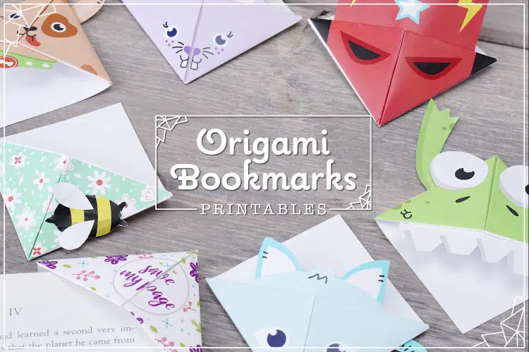 Origami Bookmarks Printables, Source: PersonalCreations.com free printable origami bookmarks for kids